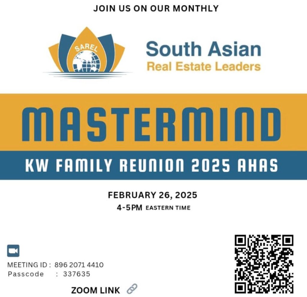 SAREL Monthly Mastermind  KW Family Reunion 2025 AHAS